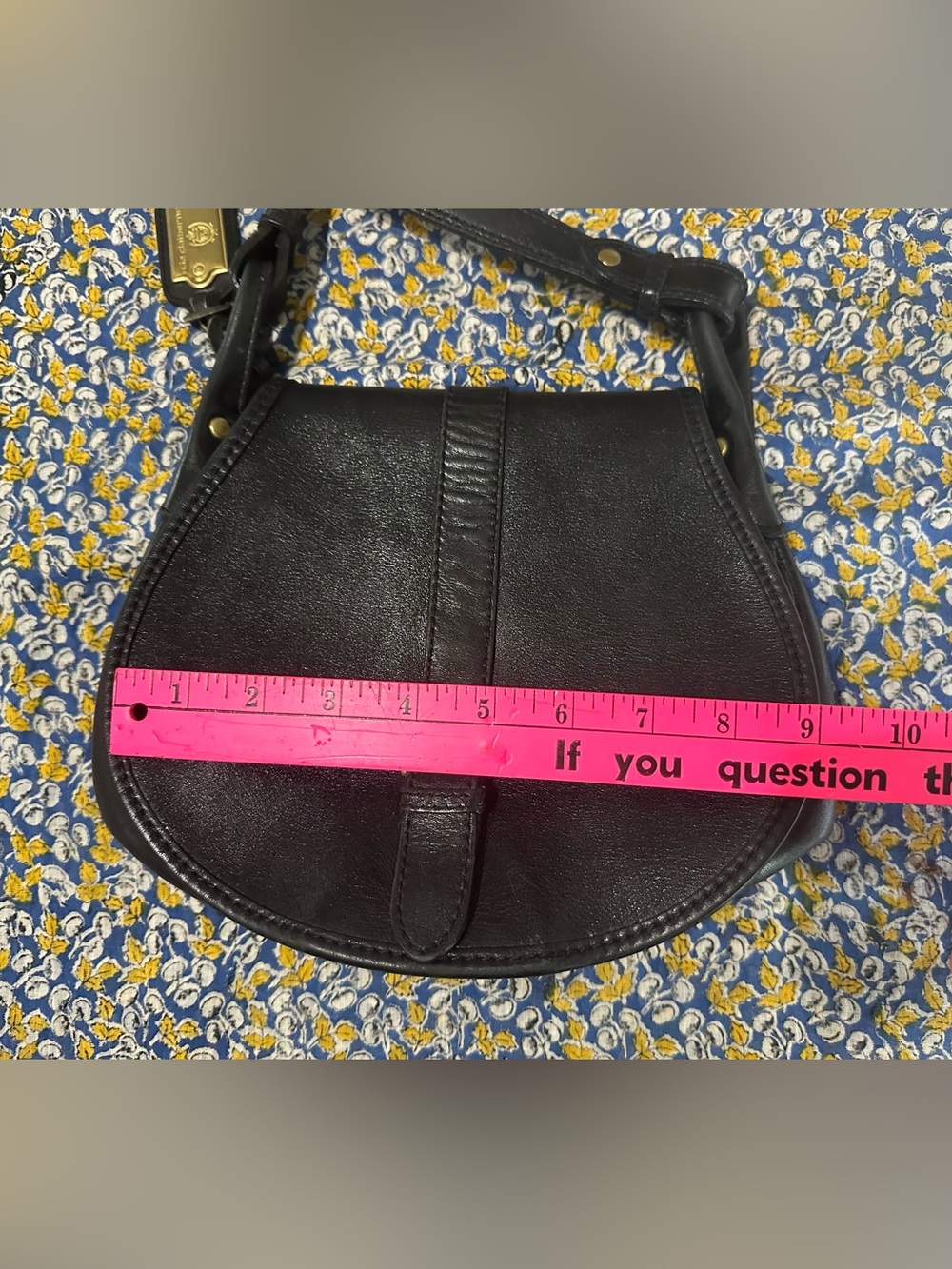 Vintage Liz Claiborne vintage saddle bag purse. - Picture 9 of 11